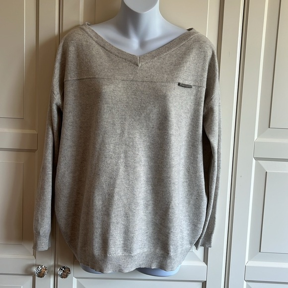 BRUNELLO CUCINELLI
Bead-embellished melange cashmere sweater Light Grey Size XS - Picture 9 of 17